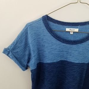Madewell Tops - Madewell Blue Courier Tee Madewell Tops - Madewell Blue Courier Tee